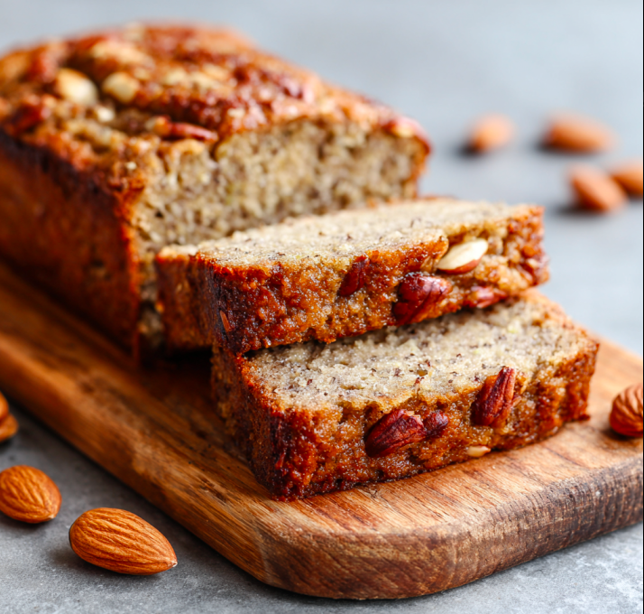 Almond-Flour Banana Bread (Gluten-Free, Moist & Healthy!)