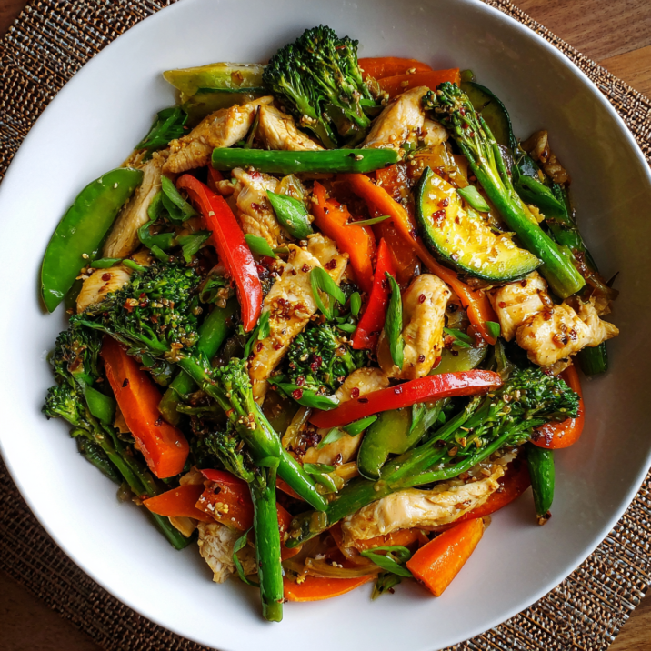 Healthy Chicken & Veggie Stir Fry (20-Min Clean Dinner)