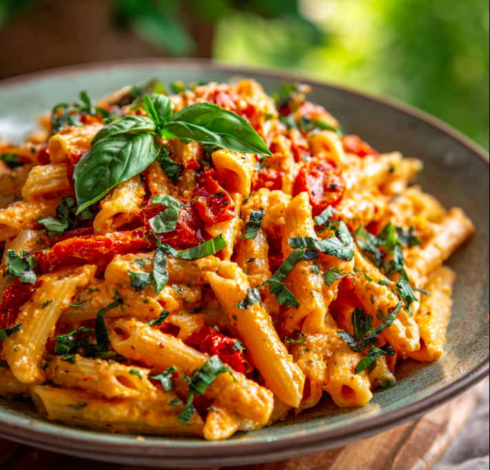 Creamy Tomato Basil Pasta (Quick 20-Minute Meal)
