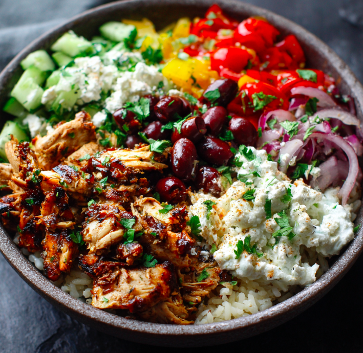 Greek Chicken Bowls (Healthy Meal Prep Favorite)