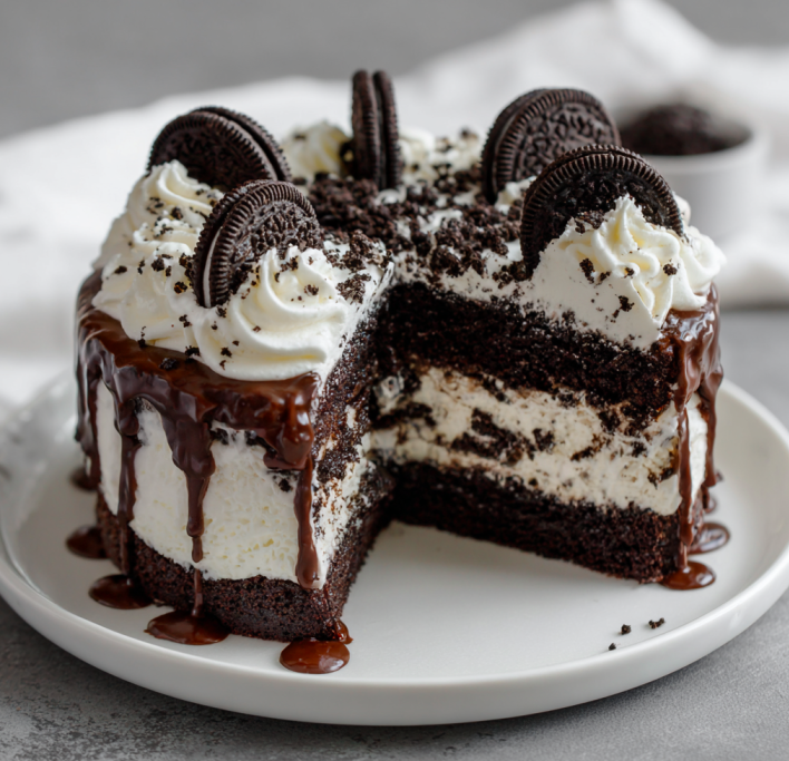 Oreo Crunch Bento Cake | Fun Mini Dessert Recipe