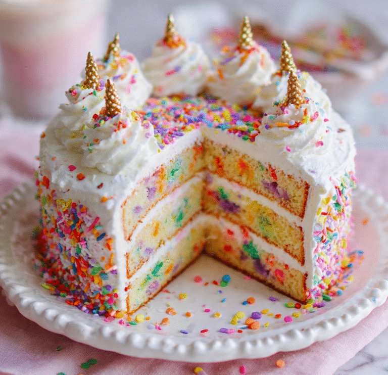 Funfetti Birthday Bento Cake | Colorful Mini Cake Idea