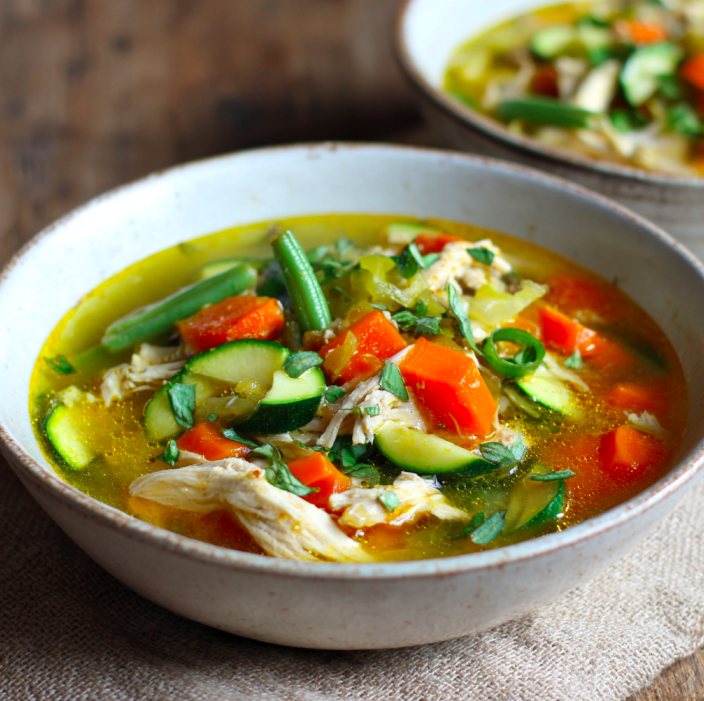 Healthy Chicken Vegetable Soup | Light & Nutritious Recipe