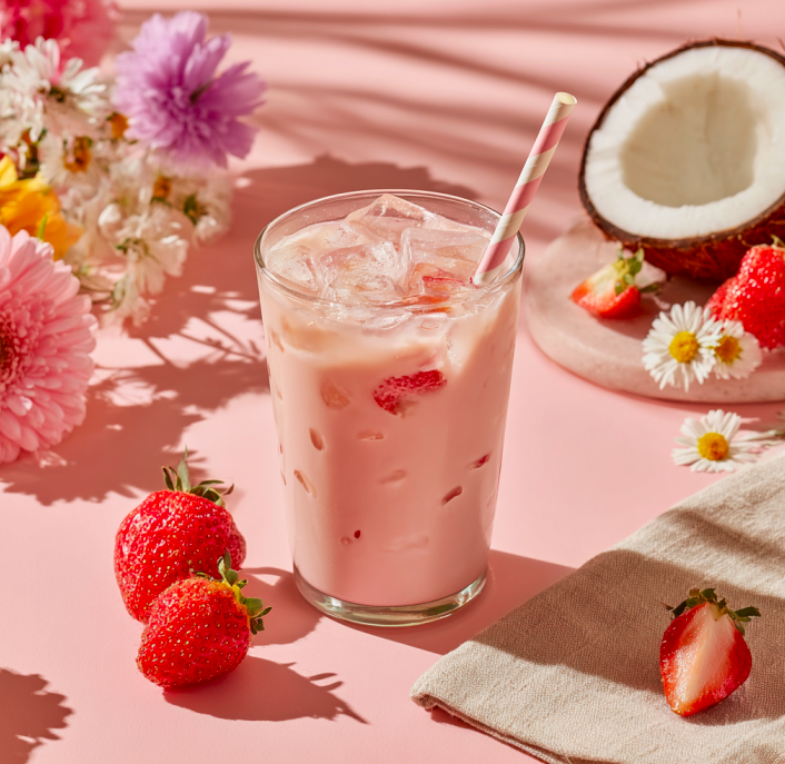 Pink Drink Copycat (Strawberry Coconut Refresher)